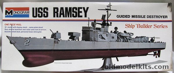 Monogram 1/310 USS Ramsey DDG-2, 8294 plastic model kit